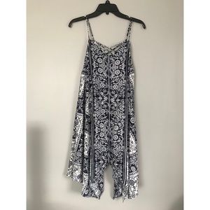 Design Lab Floral Handkerchief Dress